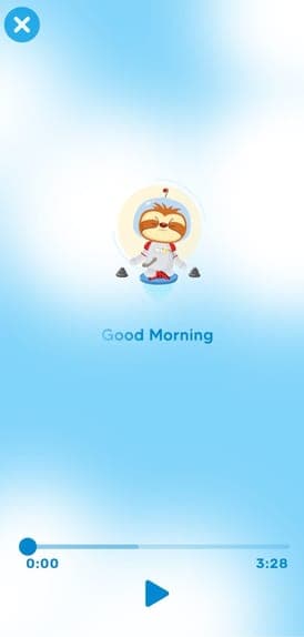 Morning meditation player